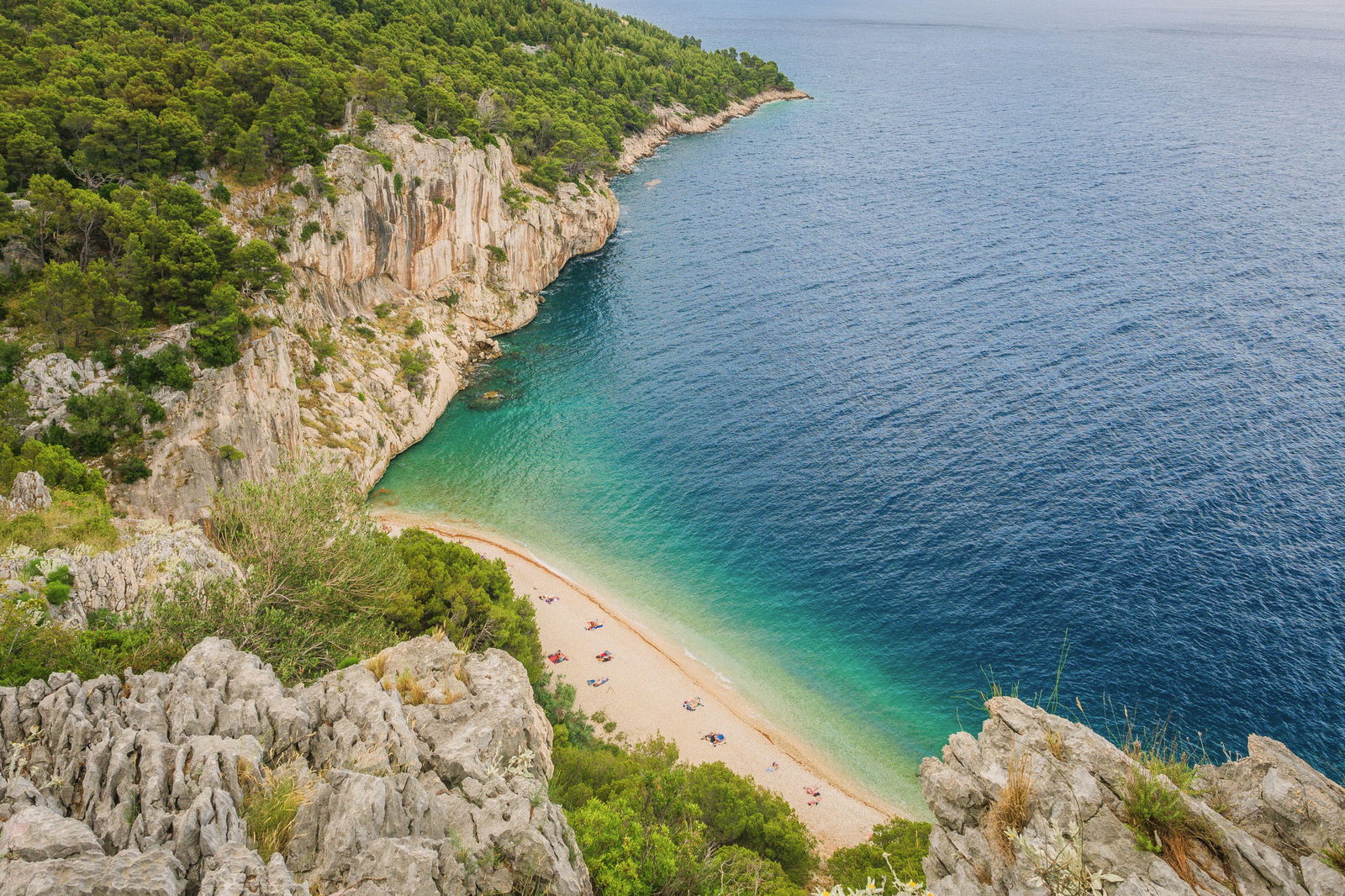 Nugal Beach on the Makarska Riviera