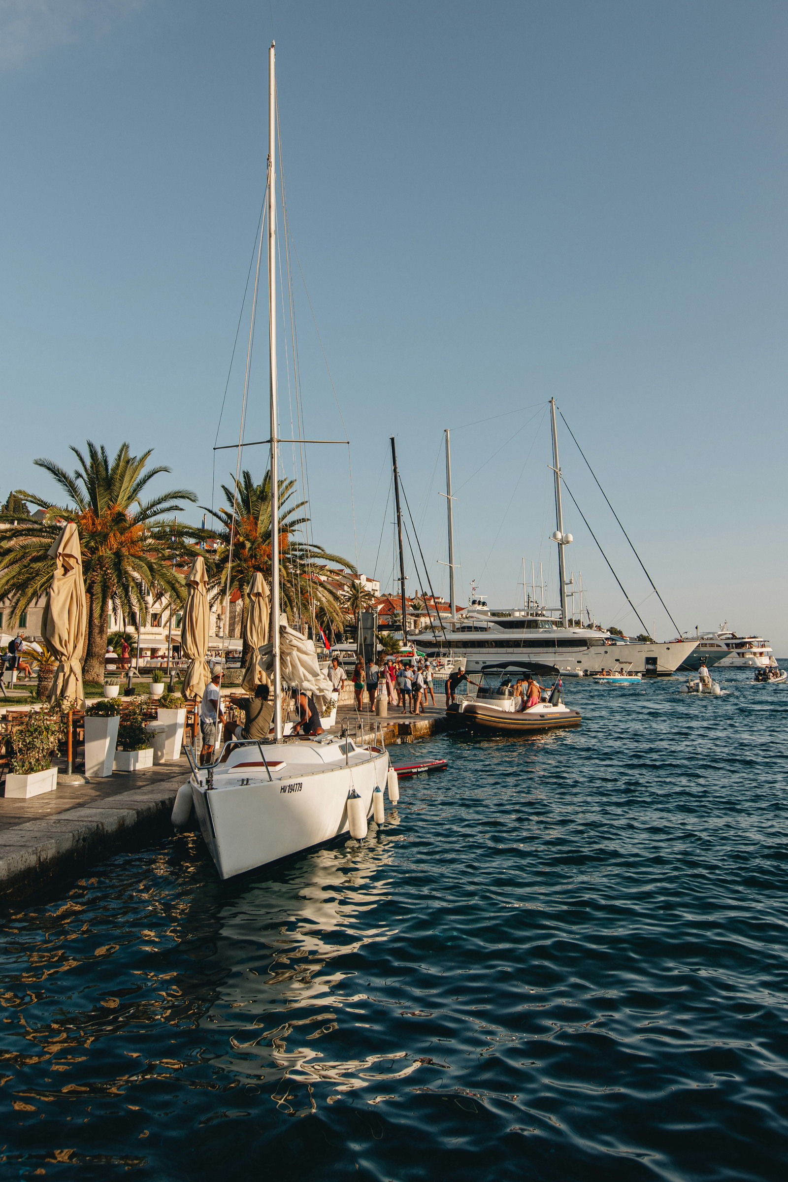 Hvar Town’s waterfront